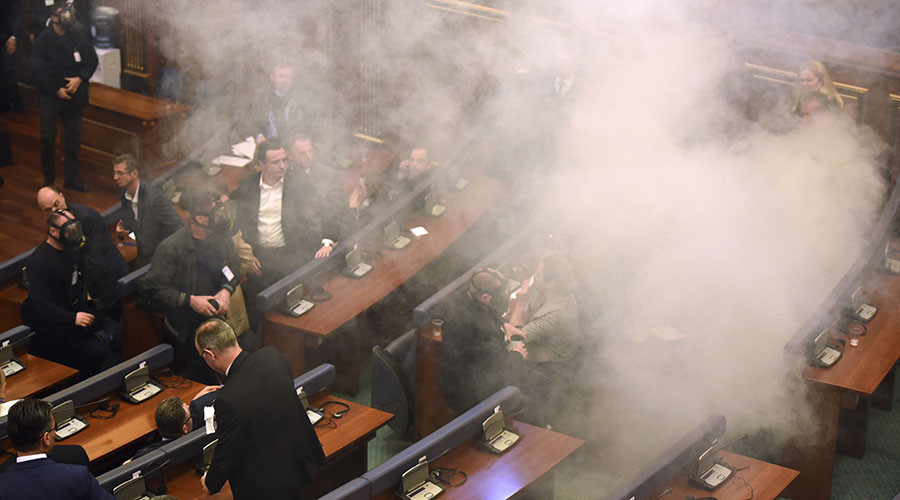 Kosovo MPs elect new president despite opposition’s teargas, petrol bombs attacks (VIDEO)