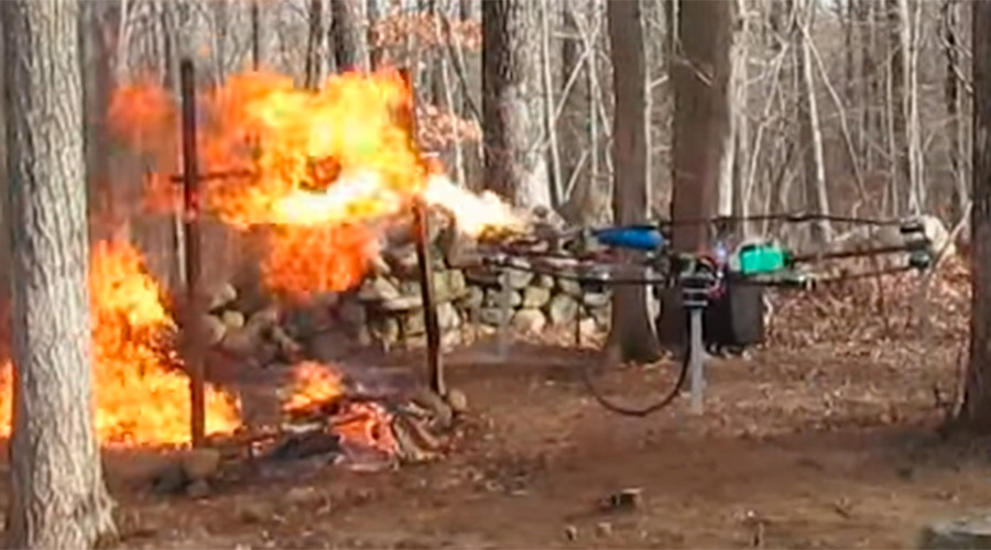 Connecticut to review ‘weaponized drones’ after teen’s flame-throwing, gun-toting UAVs (VIDEOS)