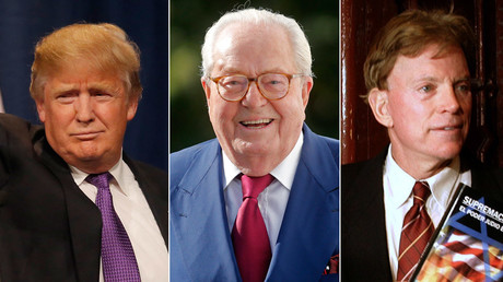 Donald Trump, Jean-Marie Le Pen,David Duke © Jim Young, Christian Hartmann, Gustau Nacarino 