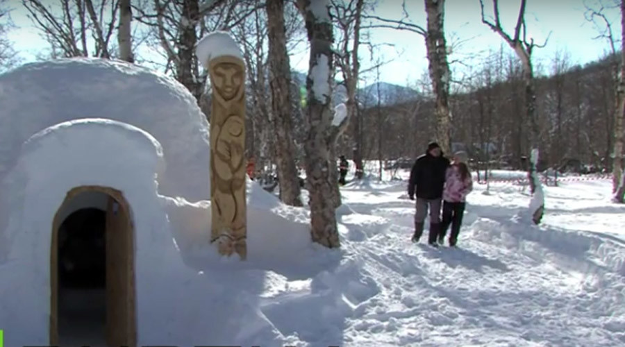 Coolest hotel in Russia: Spend the night in an icy igloo in Kamchatka (VIDEO)