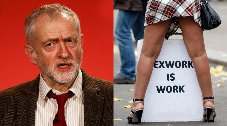 Sex industry should be decriminalized, says Corbyn