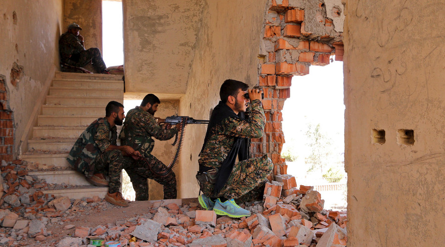 Turkey shelling Syrian Kurdish militia in northern Aleppo - YPG