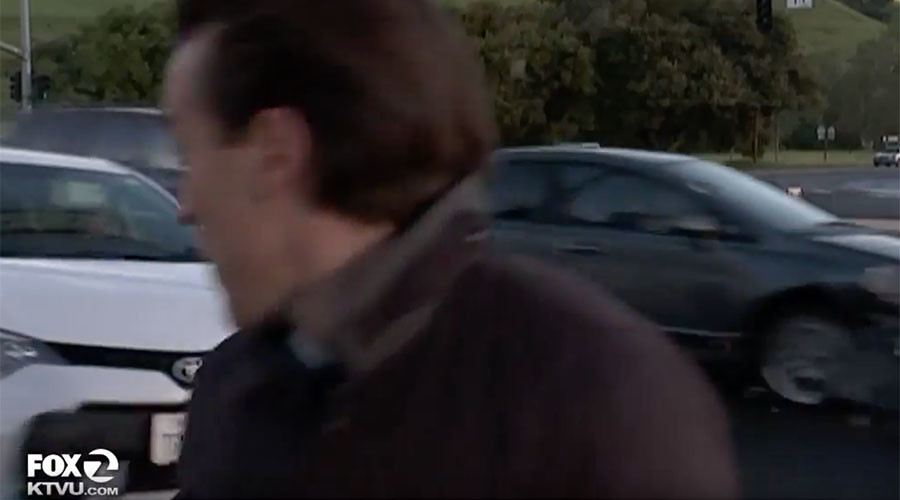Action news: Reporter forced to dodge vehicle live on air (VIDEO)