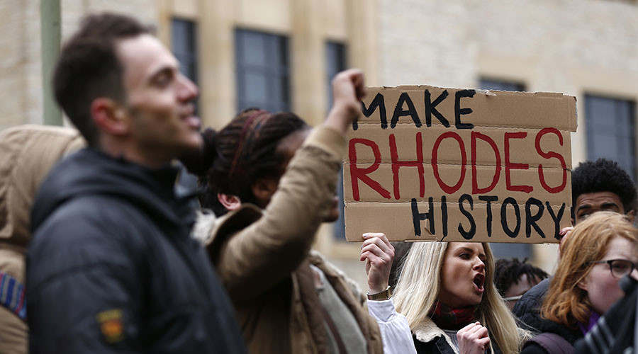 ‘Rhodes Must Fall’ activists hold Oxford anti-colonial demo