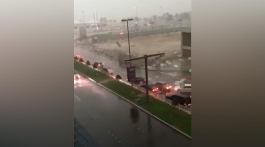 Gone with the wind: Abu Dhabi Airport devastated by heavy storm (PHOTO, VIDEO)