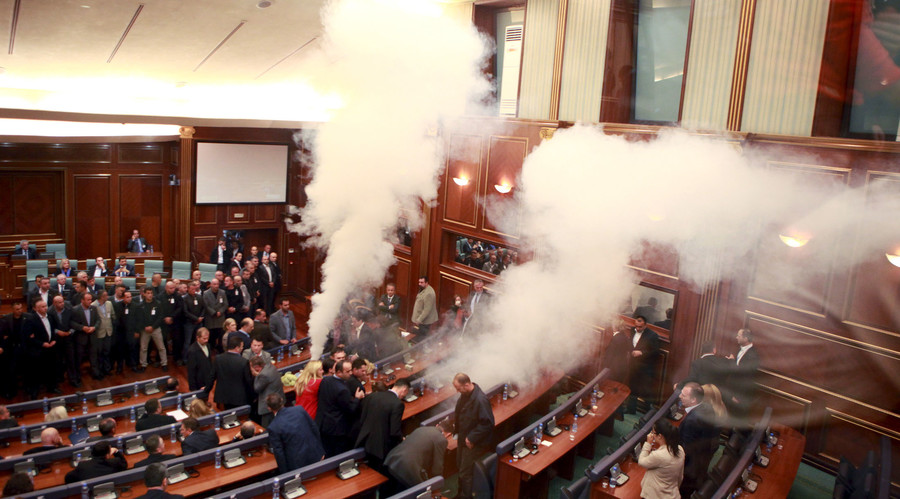 Kosovo govt to buy body scanner to stop MPs smuggling tear gas into parliament
