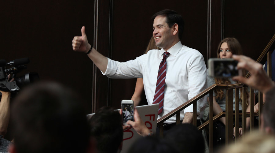‘Harder every day’: Rubio begins to backtrack on pledge to support Trump as GOP nominee