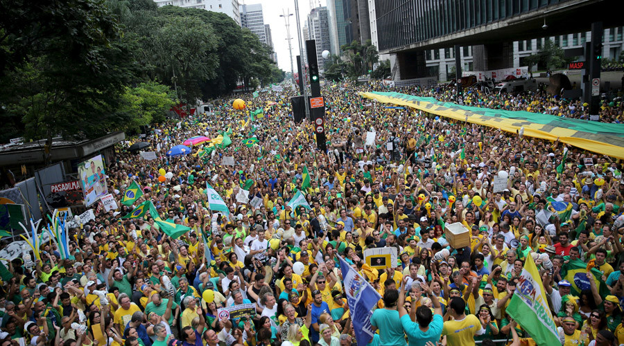 3mn people take to streets in Brazil's biggest ever anti ...