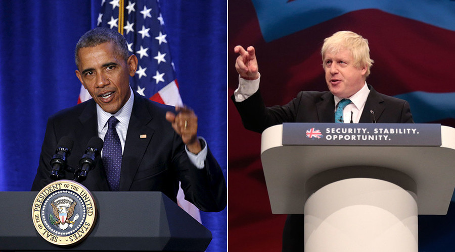 Boris v Barack: London mayor accuses Obama of Brexit ‘hypocrisy’