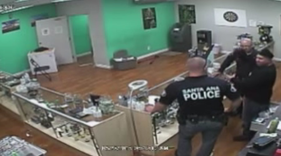 Cops caught on camera eating sweets after raiding medical marijuana dispensary will be charged
