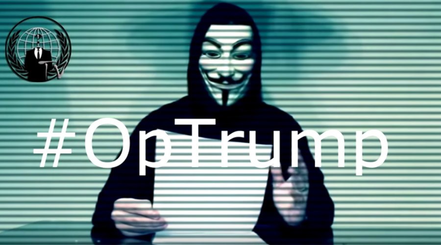 Anonymous declares ‘total war’ on Trump, plans April attack (VIDEO)