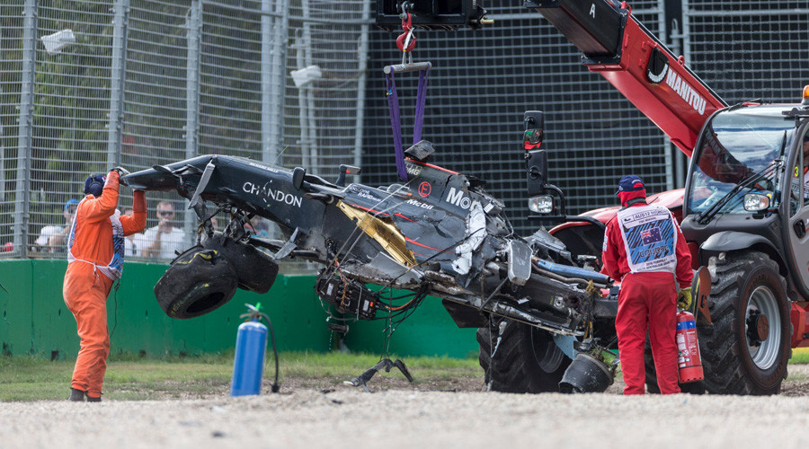 Double world champion Fernando Alonso dodges death in terrifying crash
