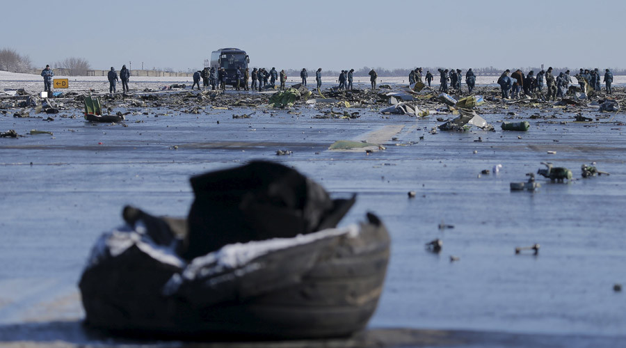 360 VIDEO of Flydubai crash site in Rostov-on-Don Airport