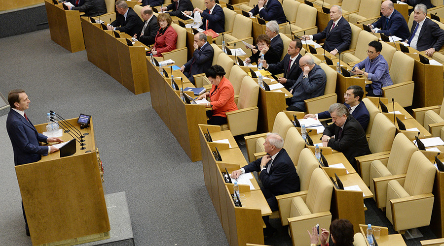 Duma chief urges global anti-terror alliance after Brussels attacks