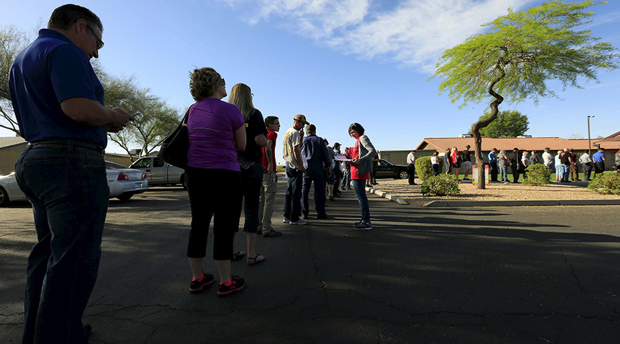 ‘National disgrace’: Barred voters, hours-long lines plague Arizona & Utah during ‘Western Tuesday’