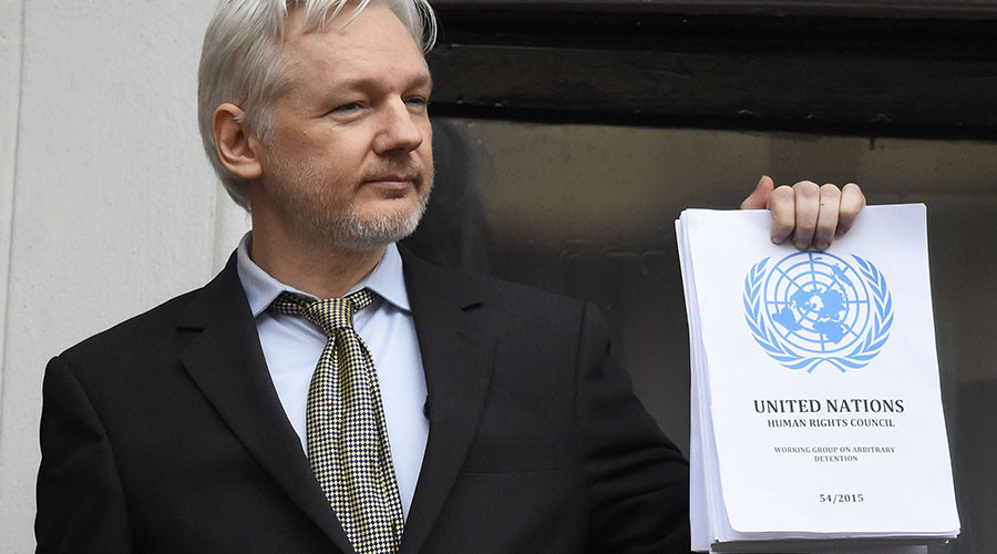 UK appeals ‘incorrect’ UN claim that Assange is under ‘arbitrary detention’