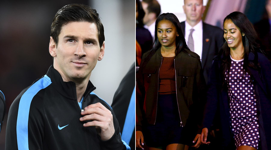 Messi-mania: Even Barack Obama’s daughters want to meet Argentine legend