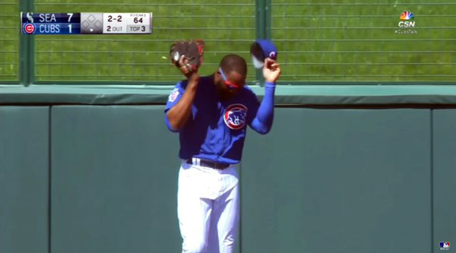 Chicago Cubs outfielder Jason Heyward attacked by bees during spring training (VIDEO)