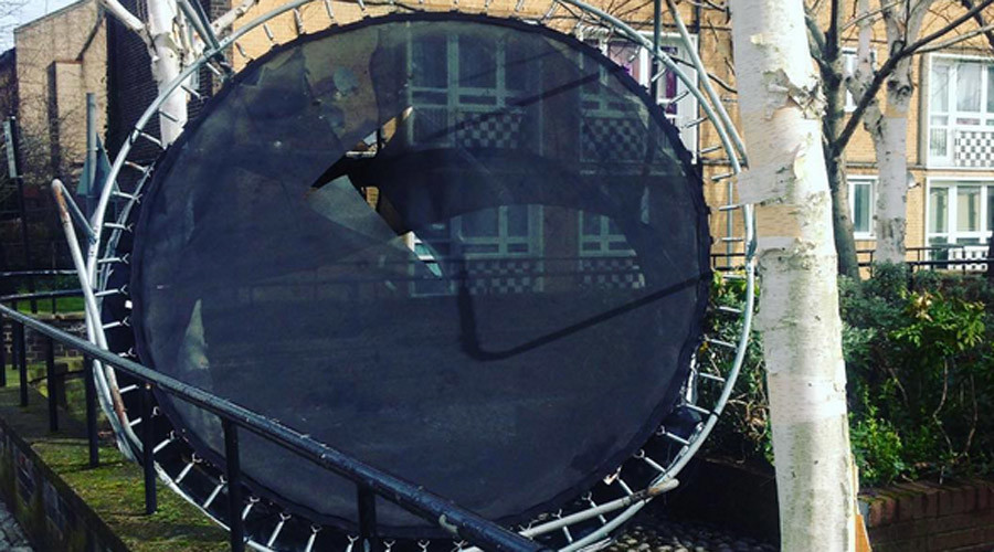 Flying trampolines from #StormKatie cause mayhem across UK (PHOTOS)