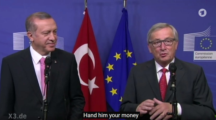 Ankara ‘moves away from EU’ after reaction to German satire video, commission chief says