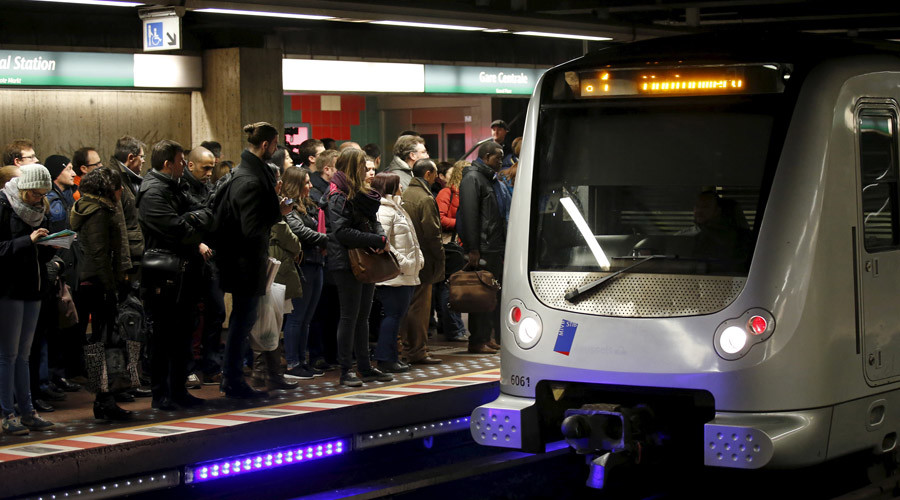 ‘BOOM’ sign causes fear in Brussels Metro