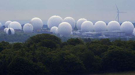 RAF Menwith Hill base, which provides communications and intelligence support services to the United Kingdom and the U.S. is pictured near Harrogate, northern England. © Nigel Roddis