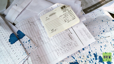 Islamic State documents, including invoices, which militants abandoned while retreating in haste.