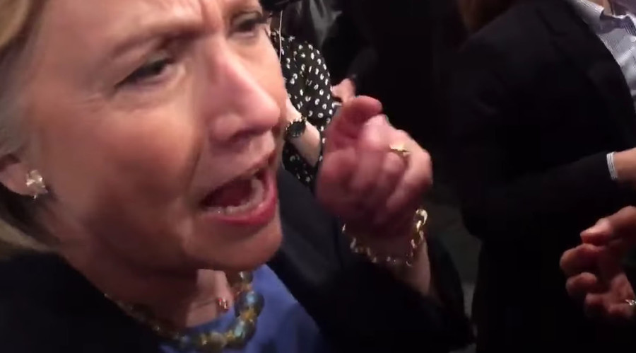 Clinton loses it when Greenpeace activist asks about her fossil fuel donors (VIDEO)