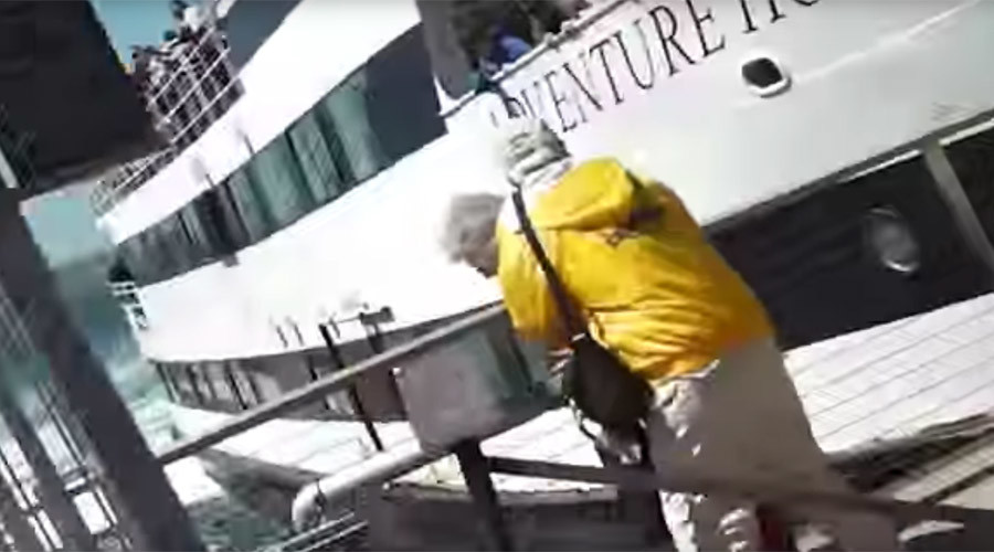Tourists cheat death as whale-watching ship crashes into California pier (VIDEO)