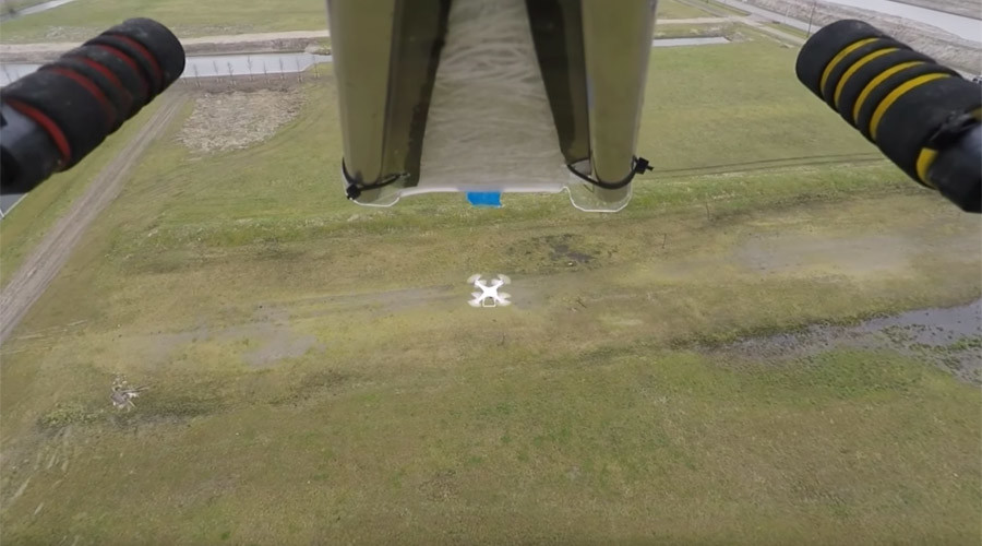 Raptor drone nets UAVs in mid-air, but spares its prey