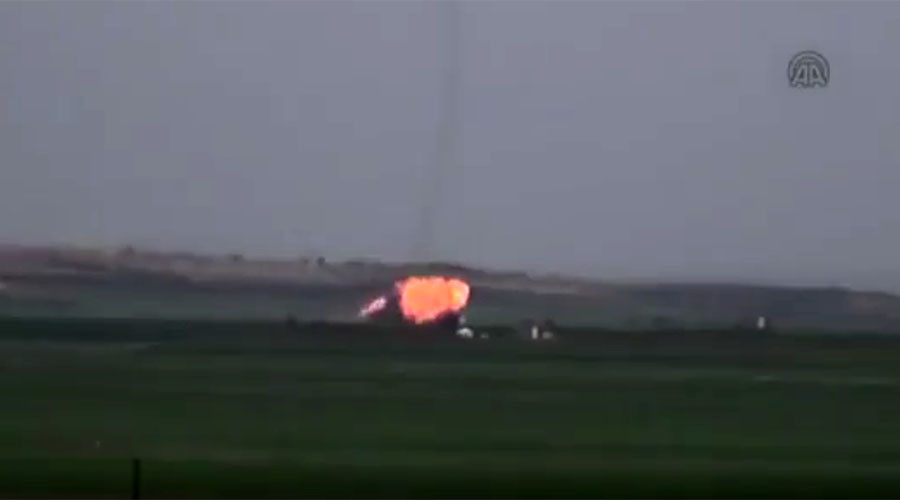 Syrian jet shot down in Aleppo, pilot reportedly captured by Al-Qaeda affiliate