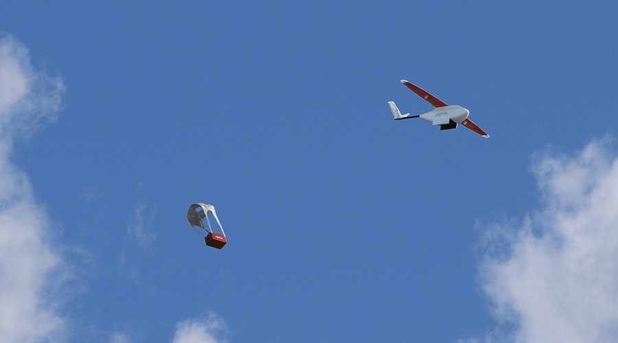 Drone on demand: Medical aid to be dropped into Rwanda after SMS order (VIDEO)