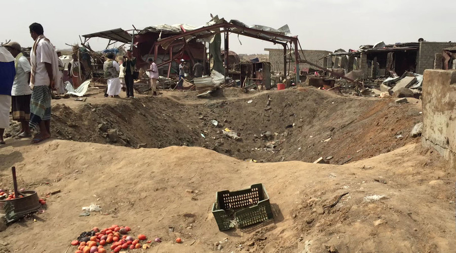 Saudi Air Force struck Yemeni marketplace with US bombs – HRW