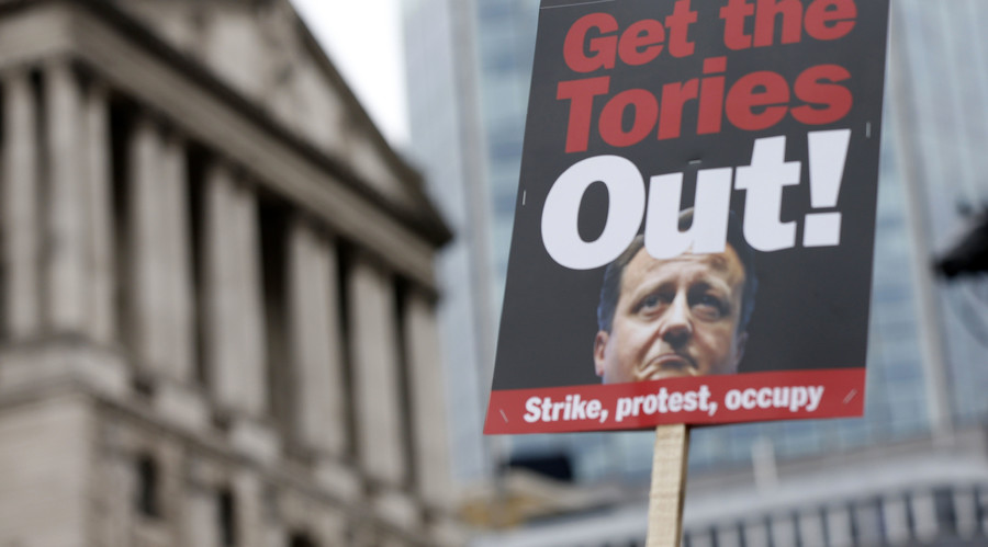 ‘Close tax loopholes or resign!’ Anti-Cameron protests gather momentum