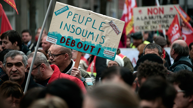 Tear gas, reports of over 20 injured at anti-labor reform protest in Rennes, France (PHOTOS)