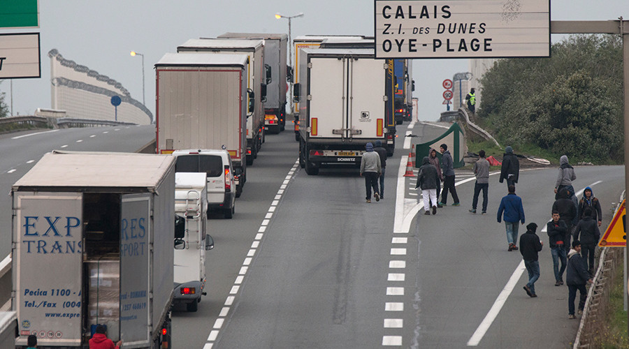 Smuggled refugees suffocating in truck saved in UK after 7yo boy texts for help across Atlantic