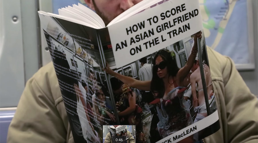 'Definitely not porn': Man trolls subway by reading outrageously-titled books (VIDEO)