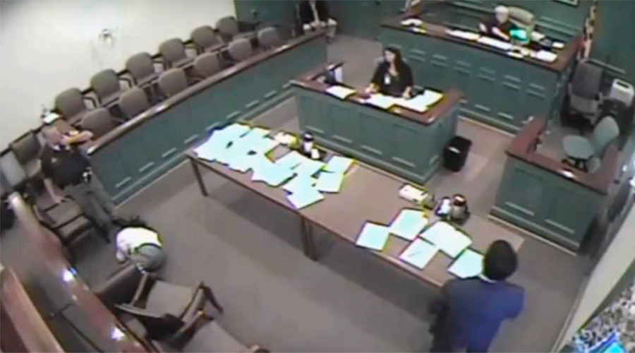 Judge sentenced for ordering electric shock on defendant in court (VIDEO)