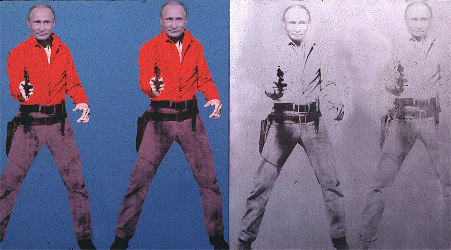 Vladimir Putin, West’s bogeyman extraordinaire, sells just about anything