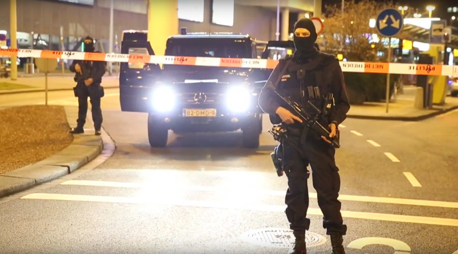 Amsterdam Airport Schiphol evacuated over bomb scare