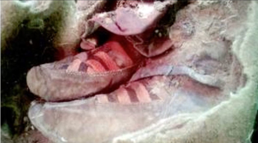 Mongolian mummy’s 1,500yo ‘Adidas’ trainers have internet hooked (PHOTO)