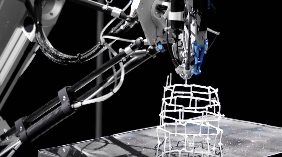Incredible 3D ‘Cocooner’ printer spins intricate web of design (VIDEO)