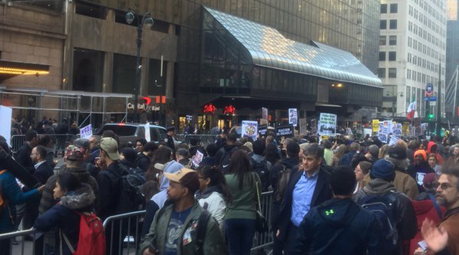 NYPD arrests anti-Trump protesters amid Republican gala (PHOTO, VIDEOS)