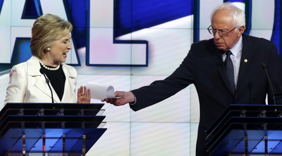 Sanders now leading Clinton in national poll ahead of Vatican visit