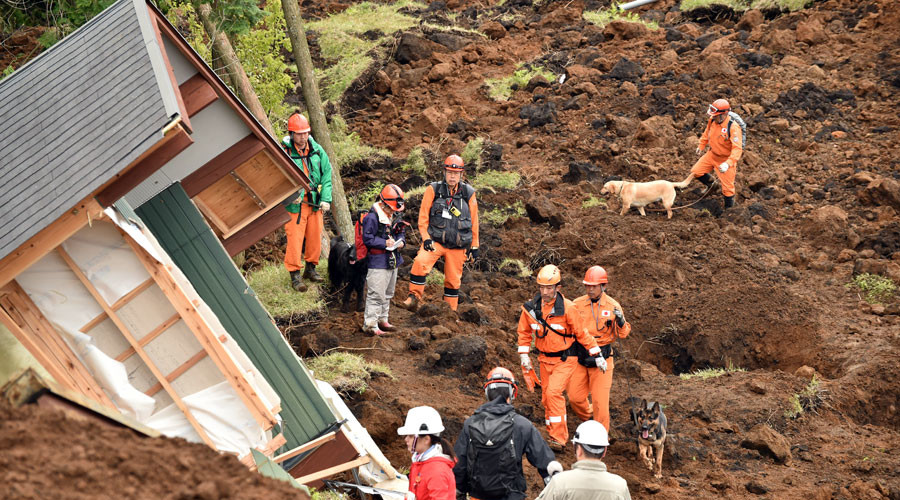 Several aftershocks hit Kumamoto prefecture, Japan