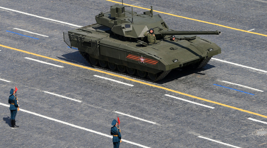 A T-14 tank with the Armata Universal Combat Platform at the military parade to mark the 70th anniversary of Victory in the 1941-1945 Great Patriotic War. File photo. © Anton Denisov