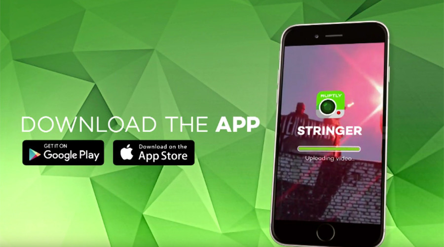 Download Ruptly Stringer app to join thousands of citizen journalists worldwide