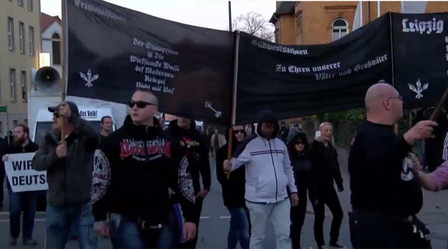 Thüg life: German right-wing demonstrators clash with anti-fascists on Hitler’s birthday