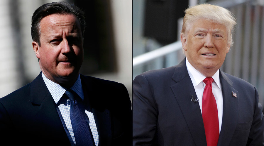 Hedging bets? Cameron leads Trump charm offensive … in case The Donald wins presidency