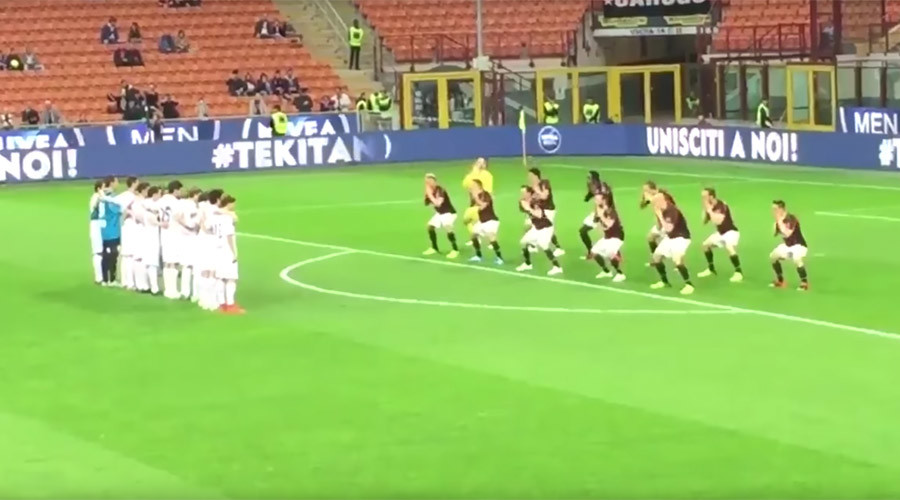 Bizarre ‘AC Milan haka’ causes ridicule (VIDEO)